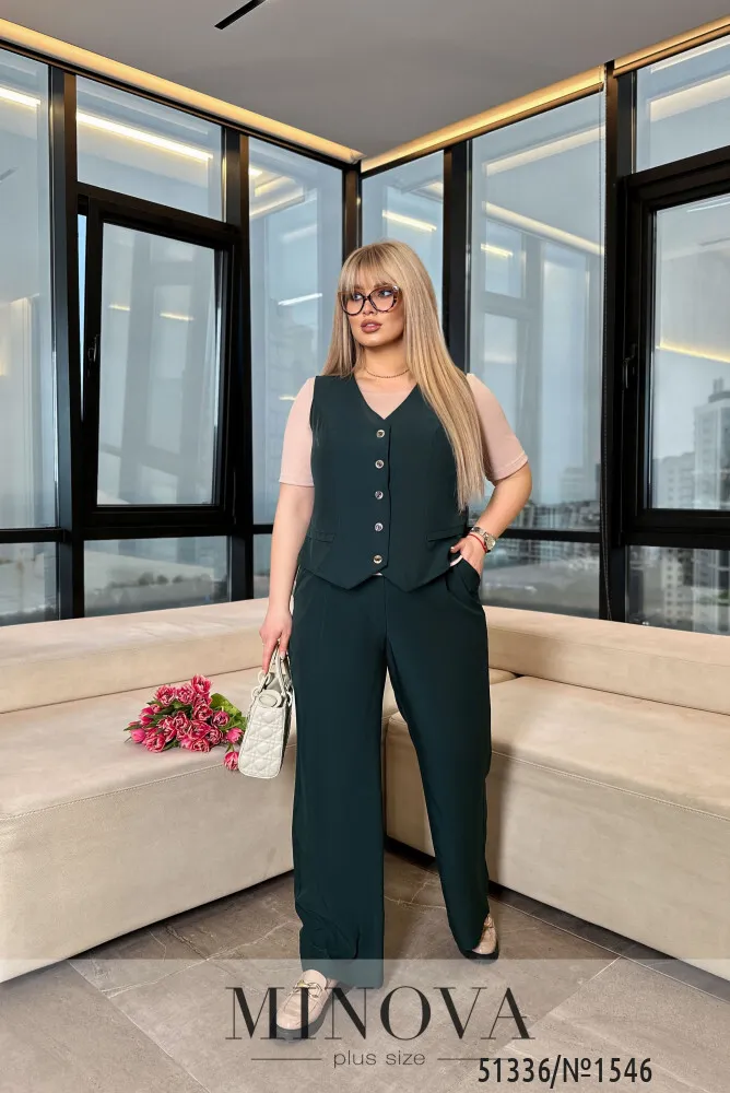 Костюм 1546-зеленый Minova