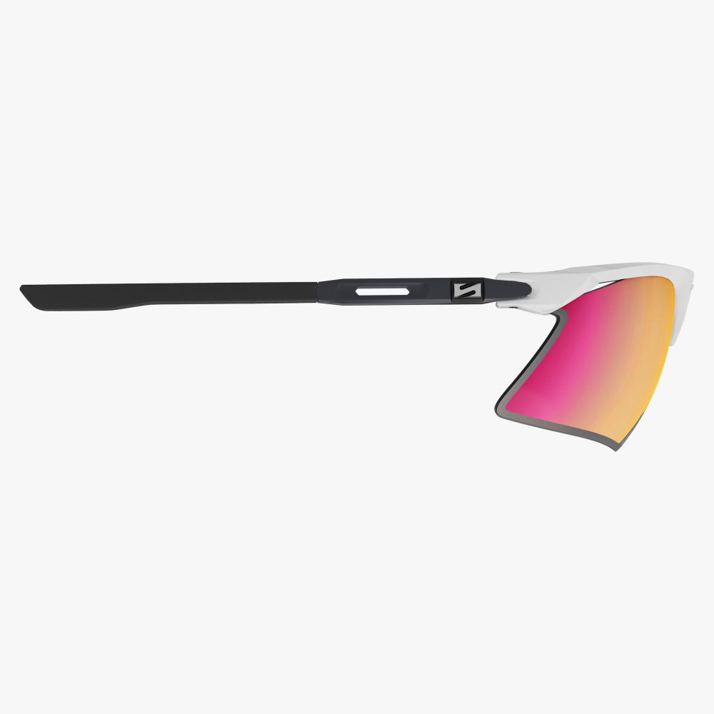 Спортивные очки c диоптриями Scicon Aerobeam Titanium Sunglasses White Matt Multi Mirror Sunburst + Pink