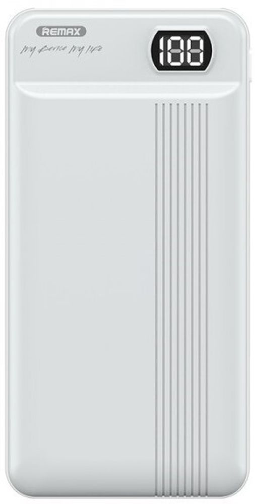 Портативный аккумулятор 20000 mAh RPP-106 Fizi Series 2USB white