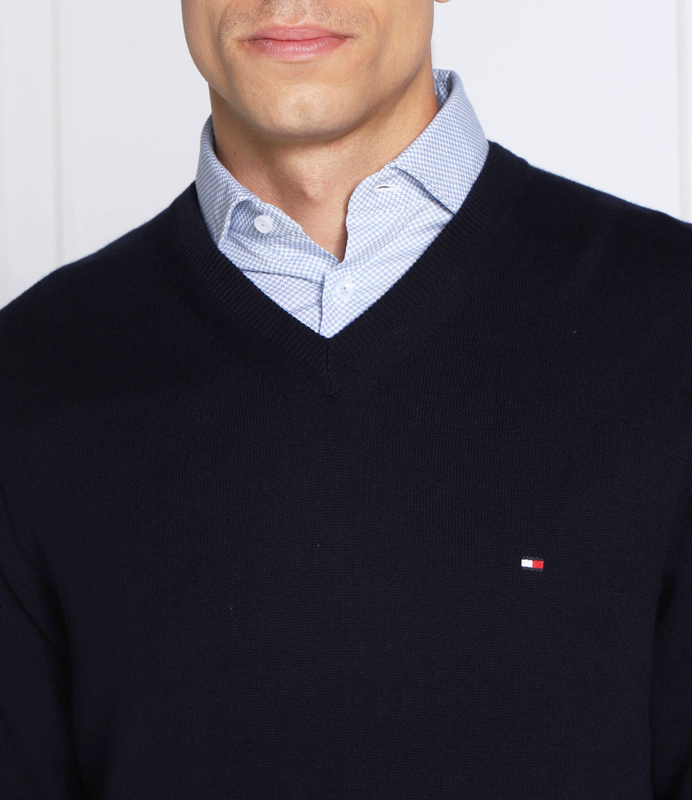 свитер Tommy Hilfiger - темно-синий(MW0MW28047)