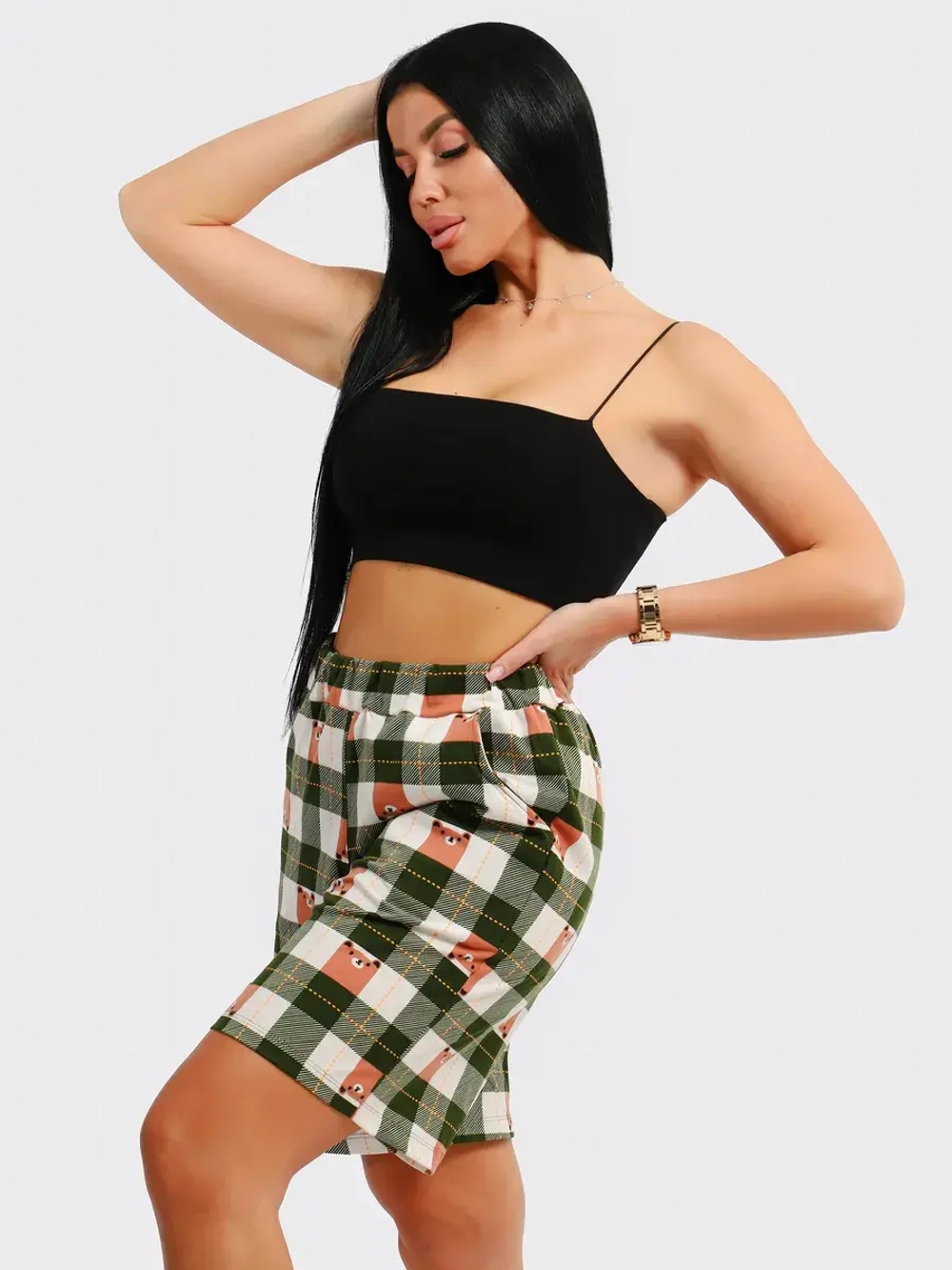 Шорты женские большие размеры