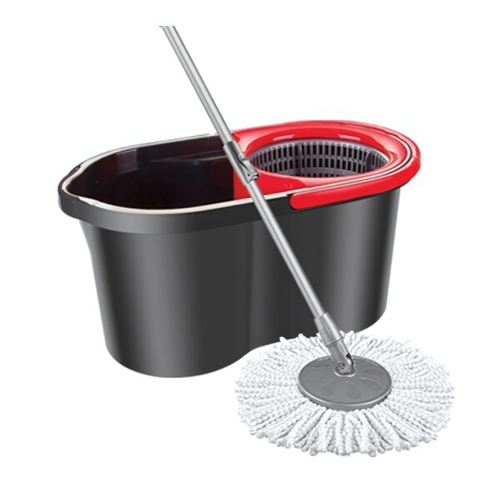 Набор для уборки в индивид. упак. ECO MOP STYLE черн-красный.14л