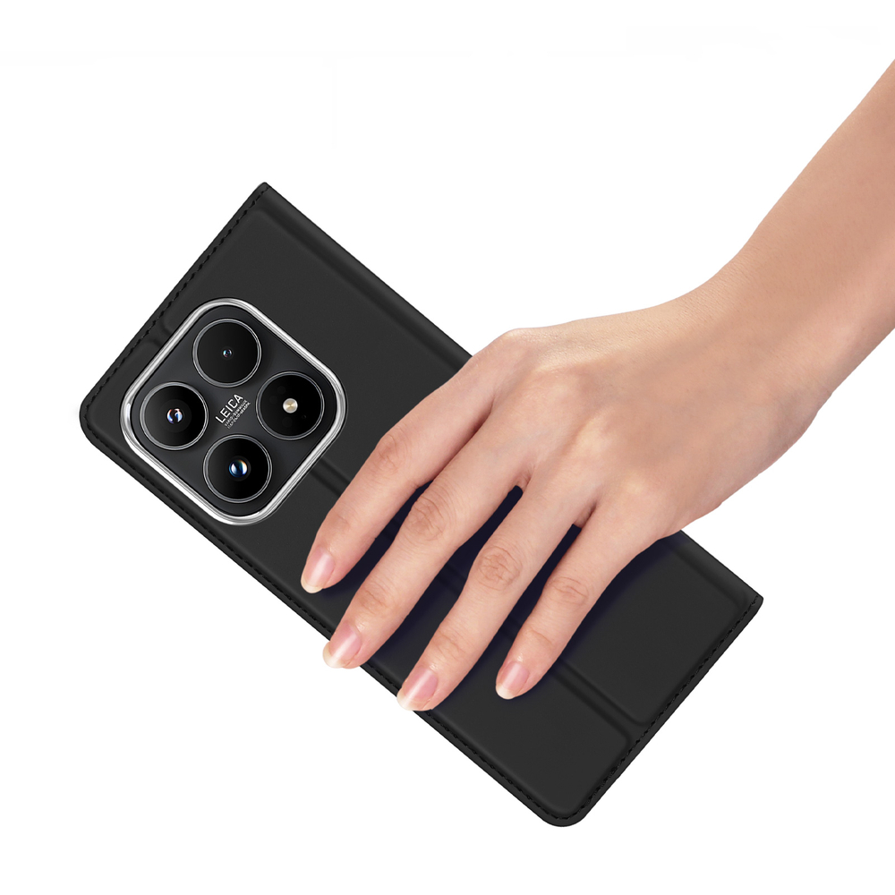 Чехол книжка из PU кожи черного цвета от Dux Ducis для Xiaomi 17, серия Skin Pro Series Case