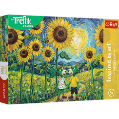 Pazl / Пазлы / Puzzles - "100" Inspired By Art - Sunflower Walk /  The Treflik Family