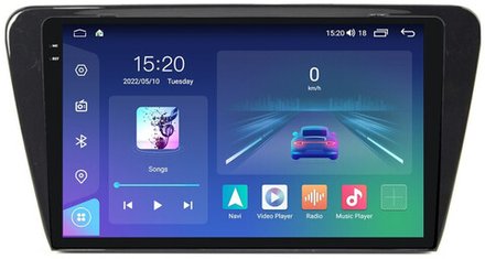 Магнитола для Skoda Octavia A7 2013-2020 - Parafar PF993LUX1RN2K на Android 13, QLED+2K, ТОП процессор, 4Гб+32Гб, CarPlay, 4G SIM-слот