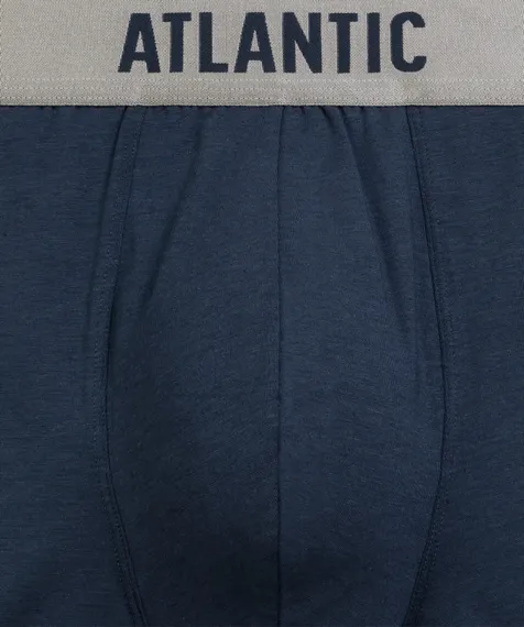 Трусы мужские боксеры (1 шт) Atlantic MH-1203, пима хлопок, сине-зеленый