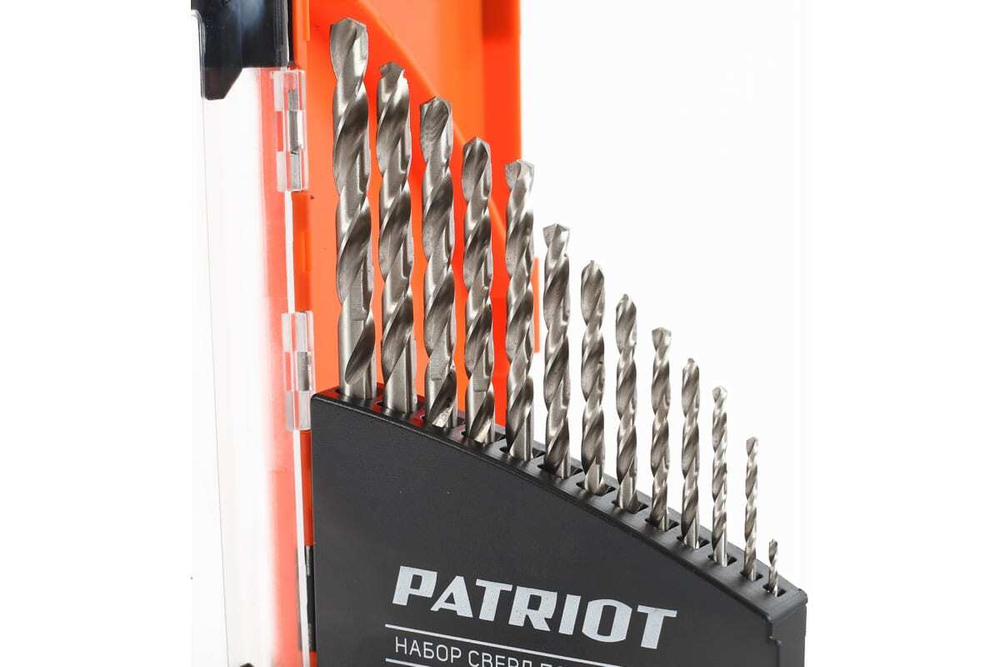 Набор сверл по металлу HSS (1.5-6.5 мм; 13 шт.) PATRIOT 815010104
