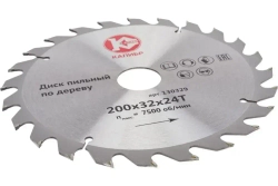 Калибр Диск пильный 200 x 32; 30 зуб.