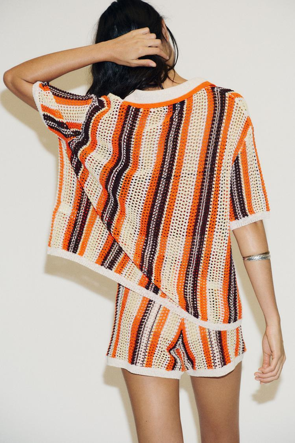 ZARA КАРДИГАН ПОЛО, РАЗНОЦВЕТНЫЙ