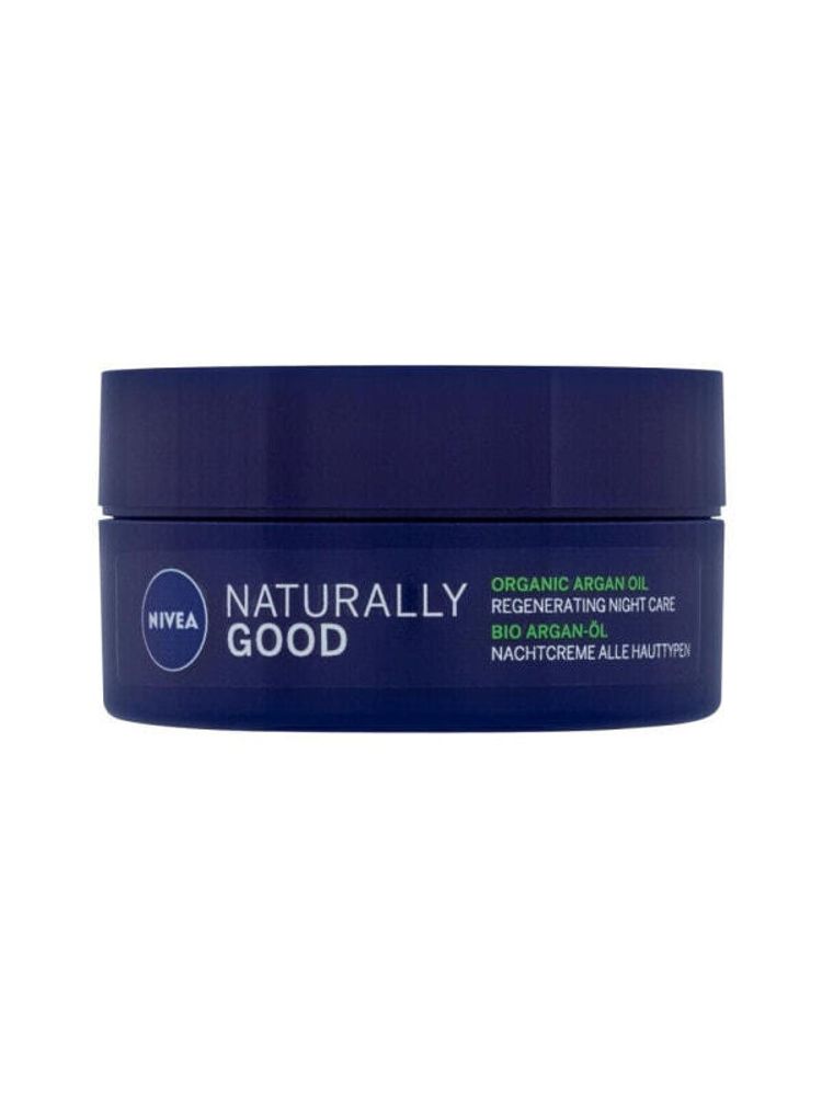 Увлажнение и питание Nivea Naturally Good Argan Oil 50 ml nachtcreme für Frauen