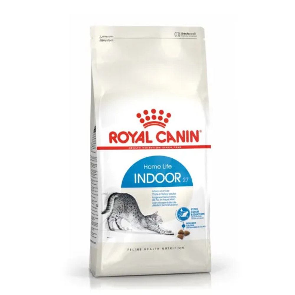 Royal canin indoor 27 2 кг сухой корм для кошек от 1 до 7 лет, живущих в помещении 1х6