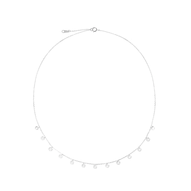 Колье Серебряный Кристальный Малыш