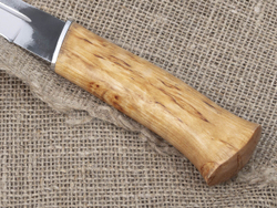 Нож «Пластунский», сталь Х12МФ, рукоять карельская берёза