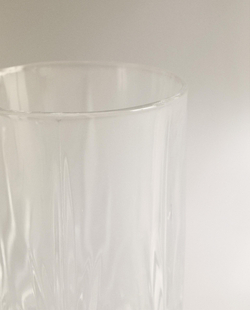 Zara Home стакан из стекла, цвет прозрачный, 19 см