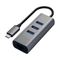 USB-концентратор Satechi USB-C с 3 портами USB 3.0 и Ethernet (RJ45) (ST-TC2N1USB31AM) серый космос