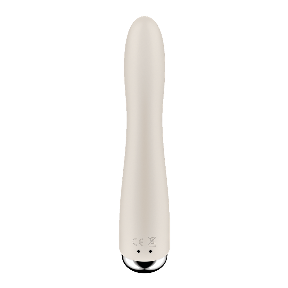 Вращающийся вибратор Satisfyer Spinning Vibe 1, бежевый