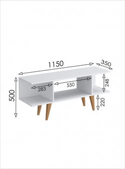 ТВ-тумба 6 (ЛДСП\Белый), МФ 1+1, г.Уфа