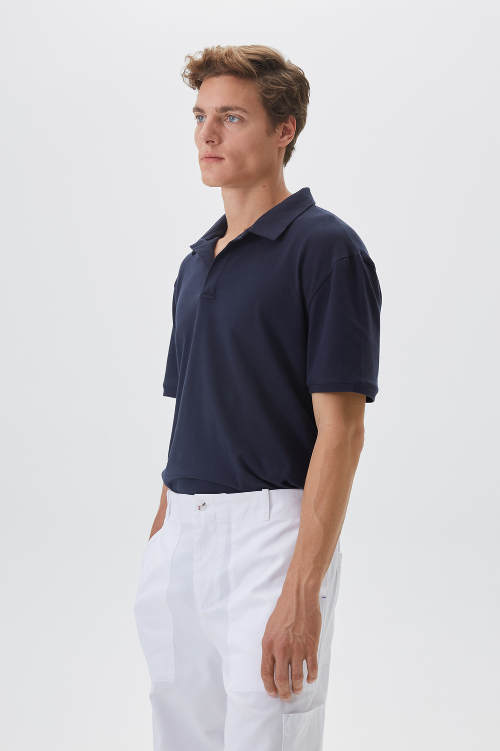 Поло медицинское мужское Читеки, нэви