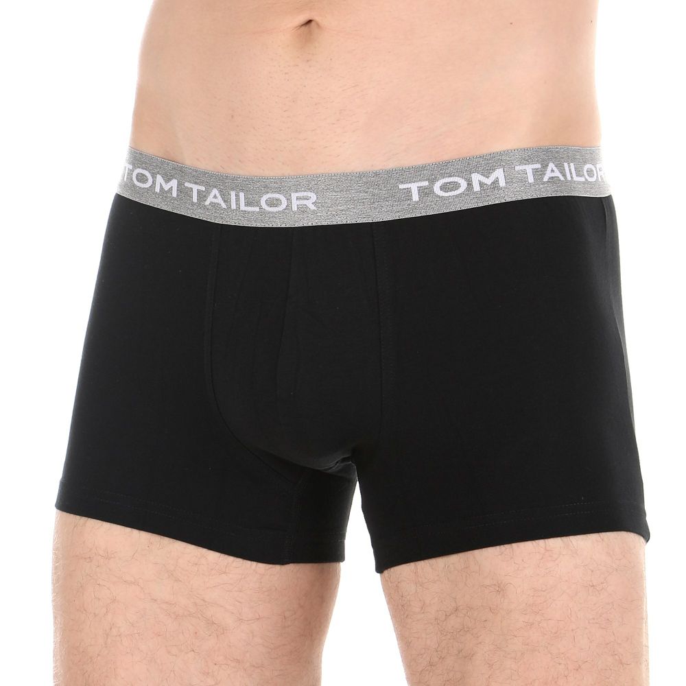 Мужские трусы боксеры набор 2в1 (красные, черные) Tom Tailor 70249/6061 410