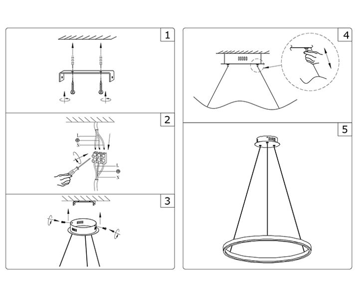 Подвесной светодиодный светильник Kink Light Тор 08214,19A(3000K)