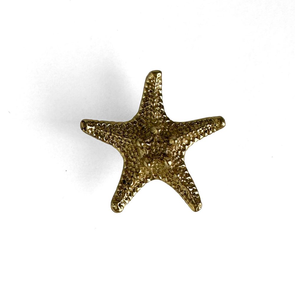 Ручка-кнопка MOS006 brass