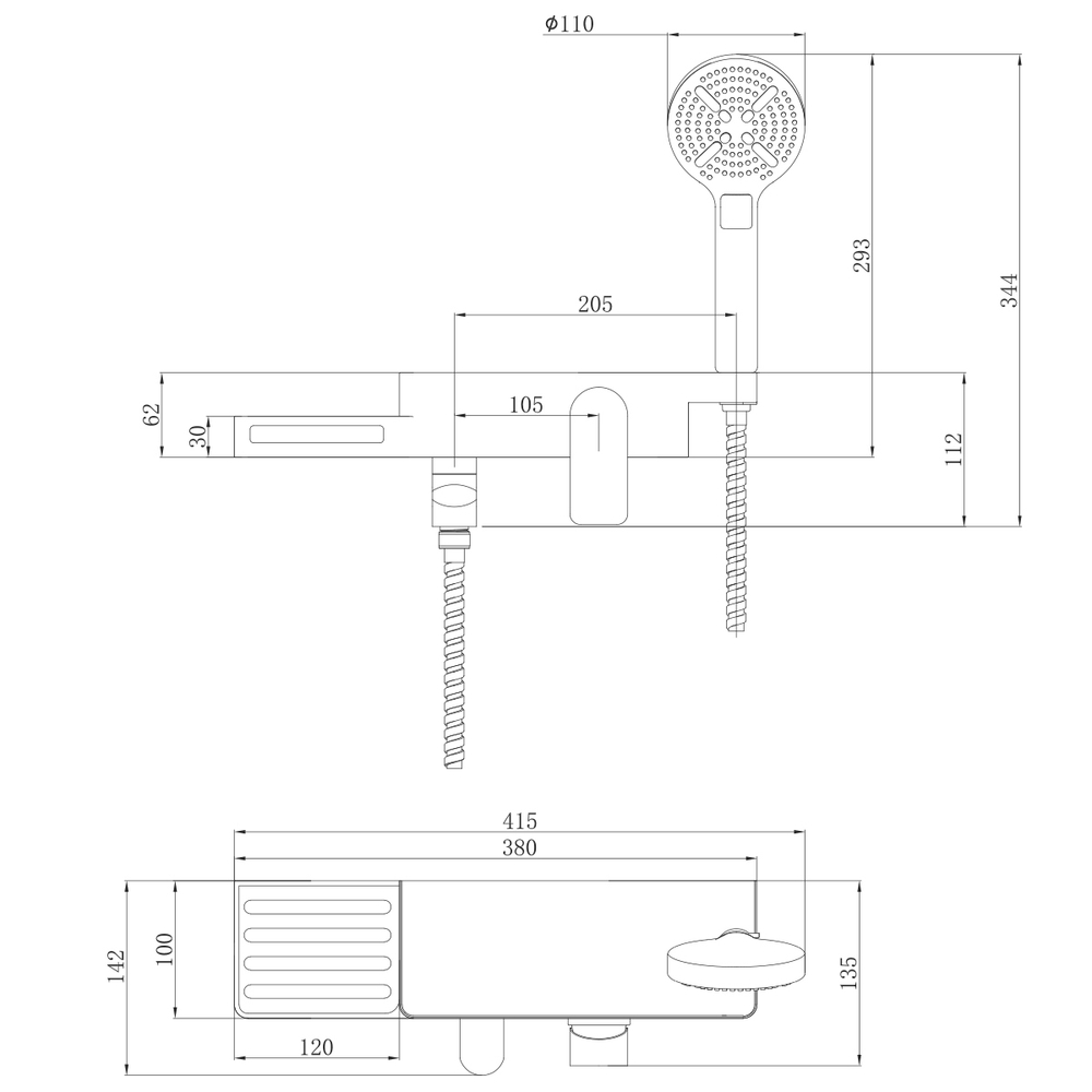 Смеситель Lemark Unibox LM6914CW для ванны