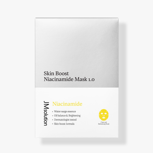 [JM Solution] Skin boost niacinamide mask 1.0 - Отбеливающая тканевая маска с ниацинамидом