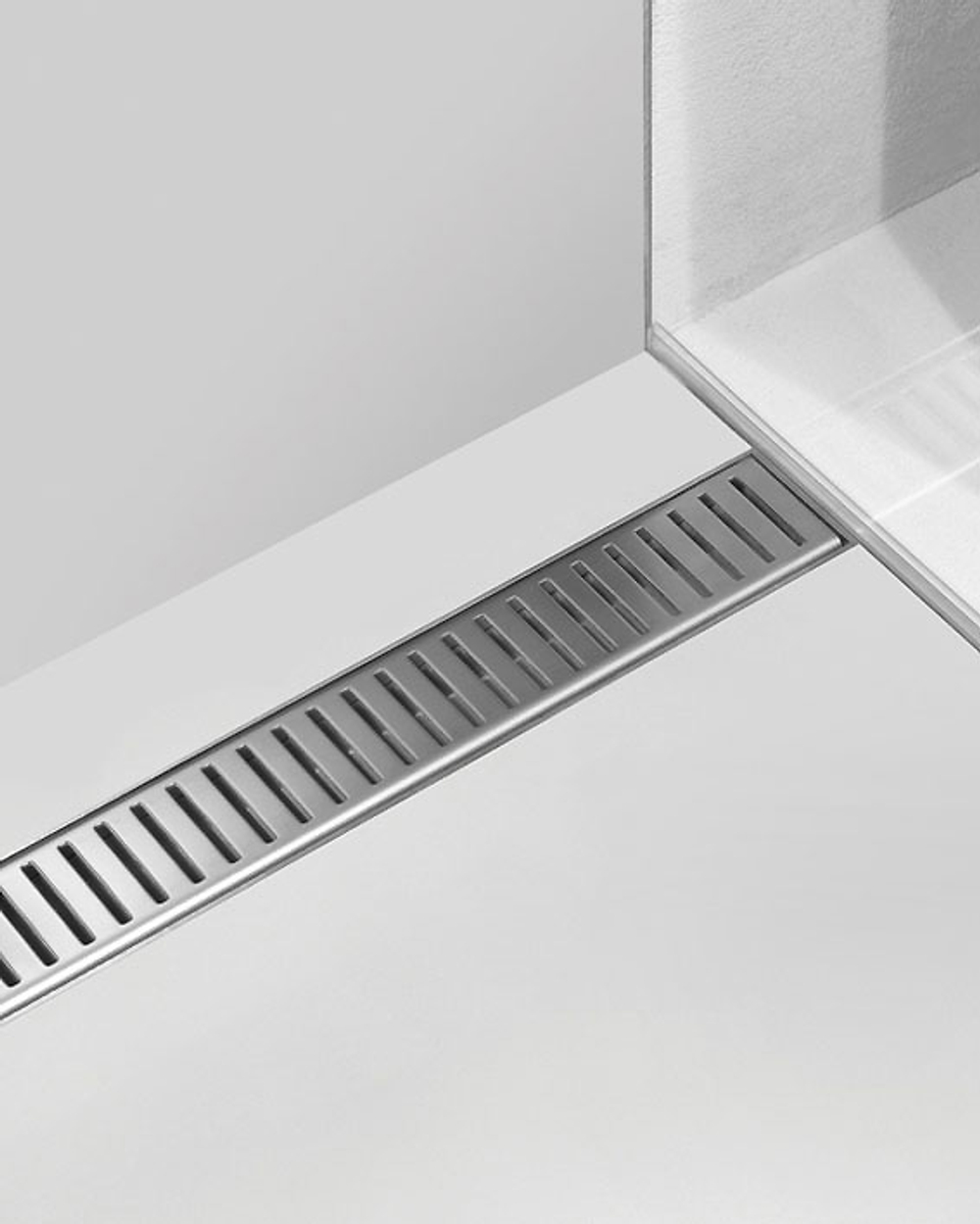 Решетка для душевого лотка Alcadrain хром глянцевый (PURE-550L)