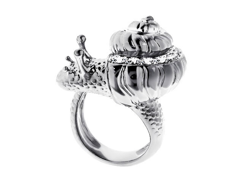 "Тинама" кольцо в серебряном покрытии из коллекции "Вокруг света" от Jenavi
