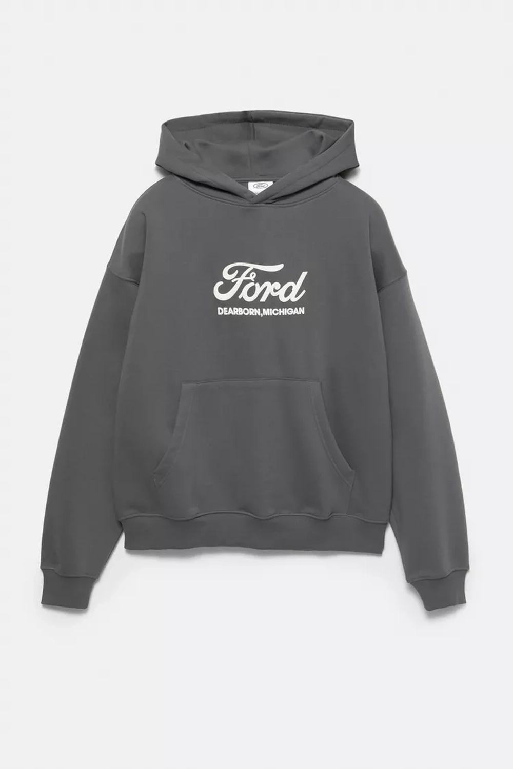 PULL&BEAR Толстовка Ford, антрацитово-серый