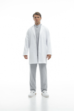 Костюм халат мужской Classic, поло и прямые брюки