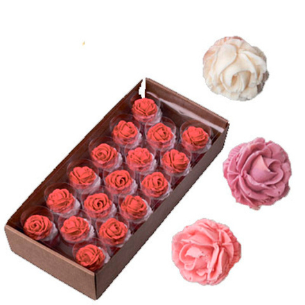 Сахарные цветы РОЗЫ d 35мм пастель 1 шт