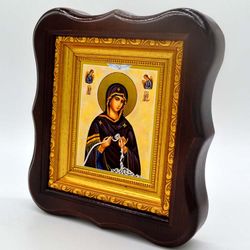 Богородица развязывающая узлы. Икона на холсте.