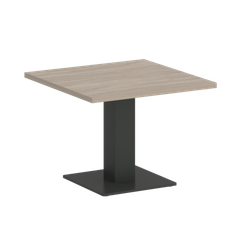 Home Office Стол журнальный квадратный VR.SP-5-60.2G Дуб Аттик/Металл Антрацит 600*600*453