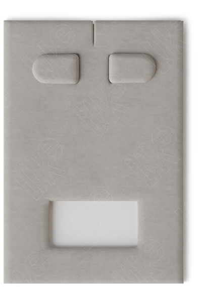 Вкладыш 05/наклонный/для серег/2 язычка/окошко для бирки/прорезь для нитки