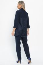 Костюм с брюками Ксанти НЬЮ (синий) К14502-3М LT Collection