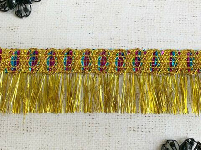 Тесьма люрекс, ш. 6 см