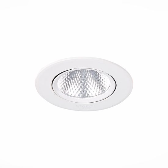 ST211.548.06.24 Св-к встр. Белый LED 1*6W 4000K 480Lm Ra80 24° IP20 D86xH50 220-240V Встраиваемые светильники