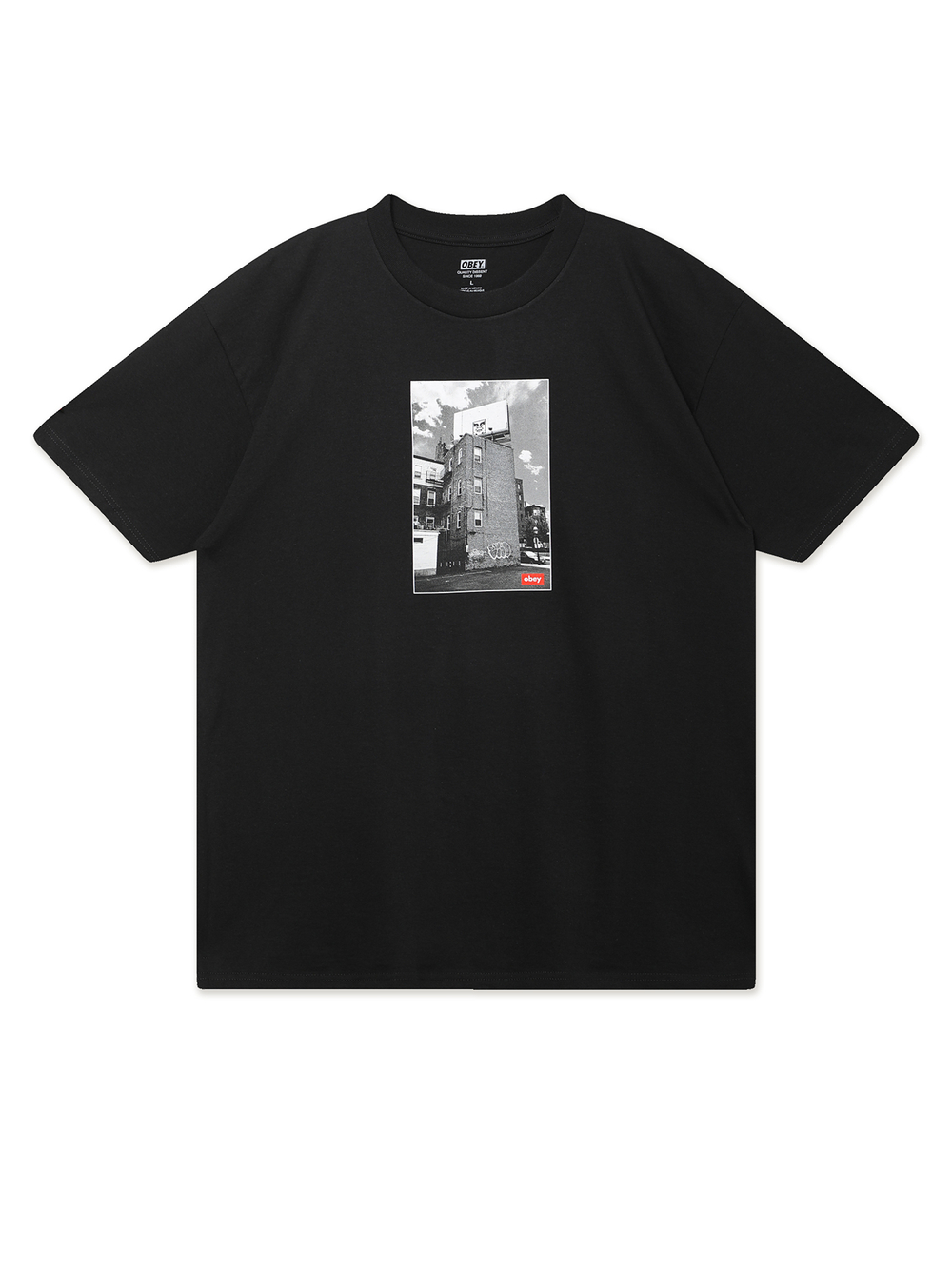 Мужская Футболка Obey Boston Billboard