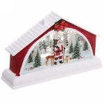 Сувенир с подсветкой «Домик с сказочными гостями» 15,5*4*9,5 см (работает от 2х батареек ААА)