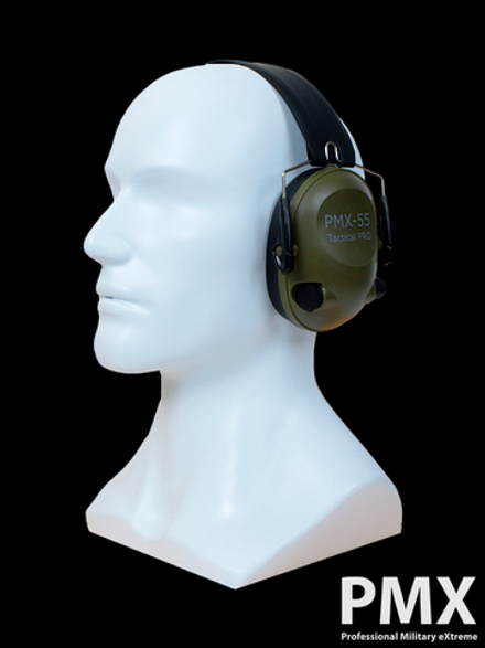 Активные наушники PMX-55 Tactical PRO. Green
