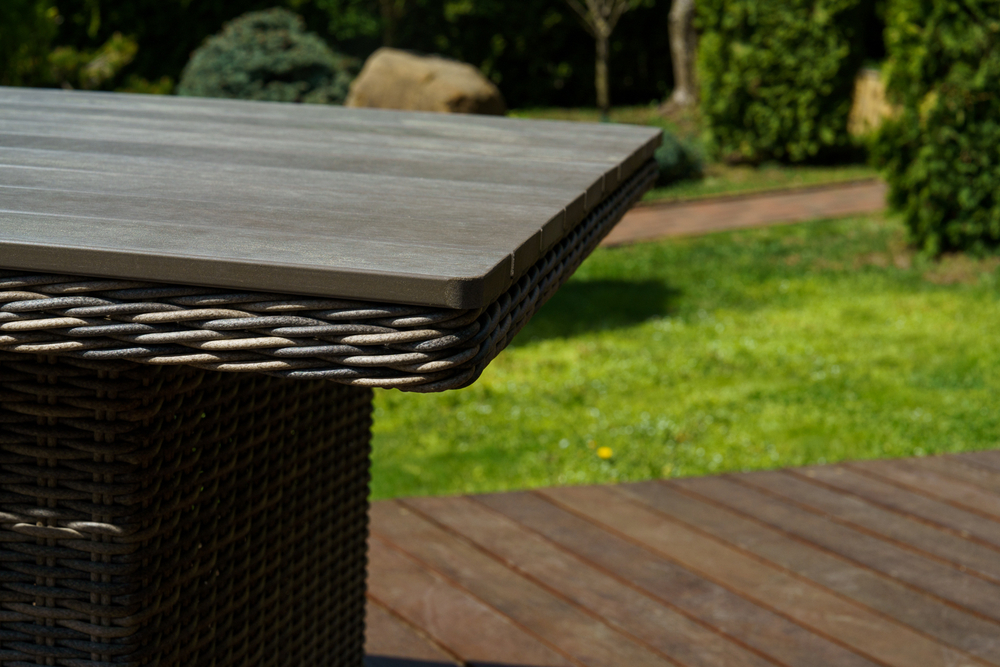 Обеденный лаунж-стол из искусственного ротанга ВЕНЕЦИЯ  180 (цвет: коричневый)