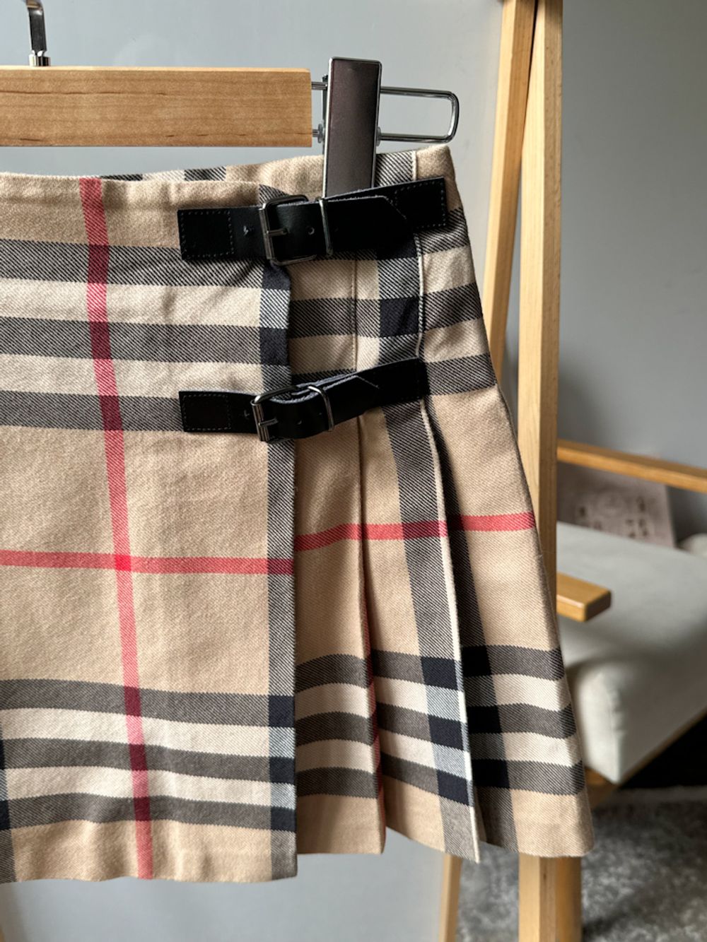 Юбка с запахом в складку Burberry, 140