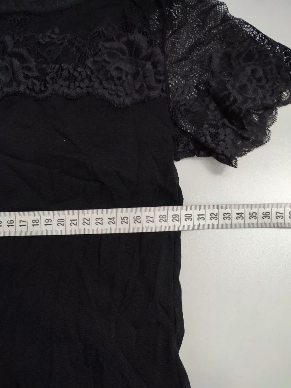 Футболка с кружевом 40-44 размер