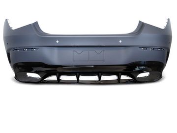 Задний бампер SPORT BLACK для MERCEDES CLA W118 19-23