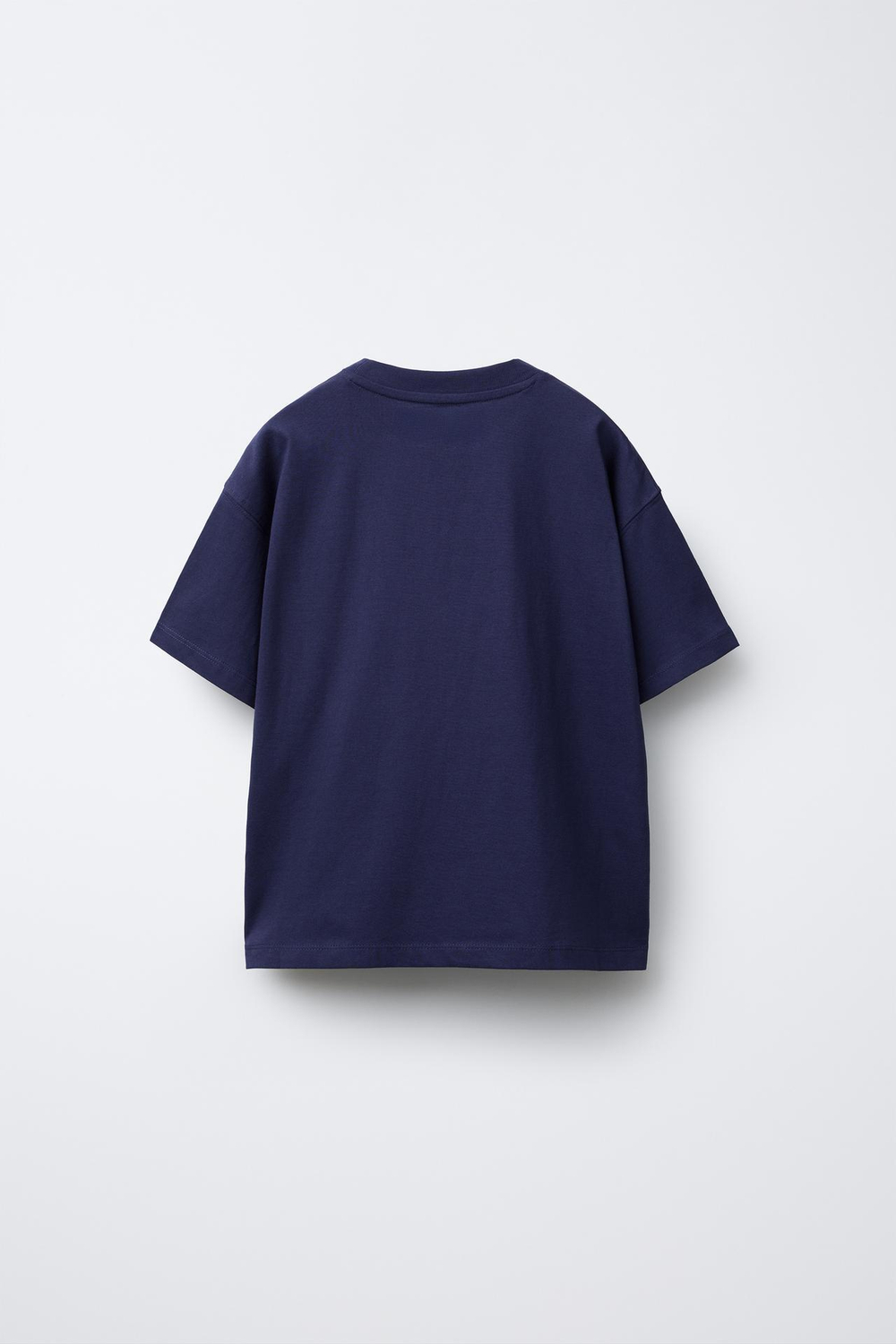 ZARA ФУТБОЛКА С НАДПИСЬЮ, ЧЕРНИЛЬНО-СИНИЙ