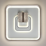 7786/85L PIKO LED SN 607 Светильник металл/белый/бронза LED 85Вт 3000-6500K 490х490 IP20 пульт ДУ GEMINI