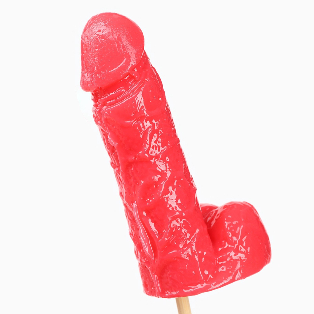 Леденец в шапочке Тому кто плохо себя вёл вкус клубника 18 + 140 гр