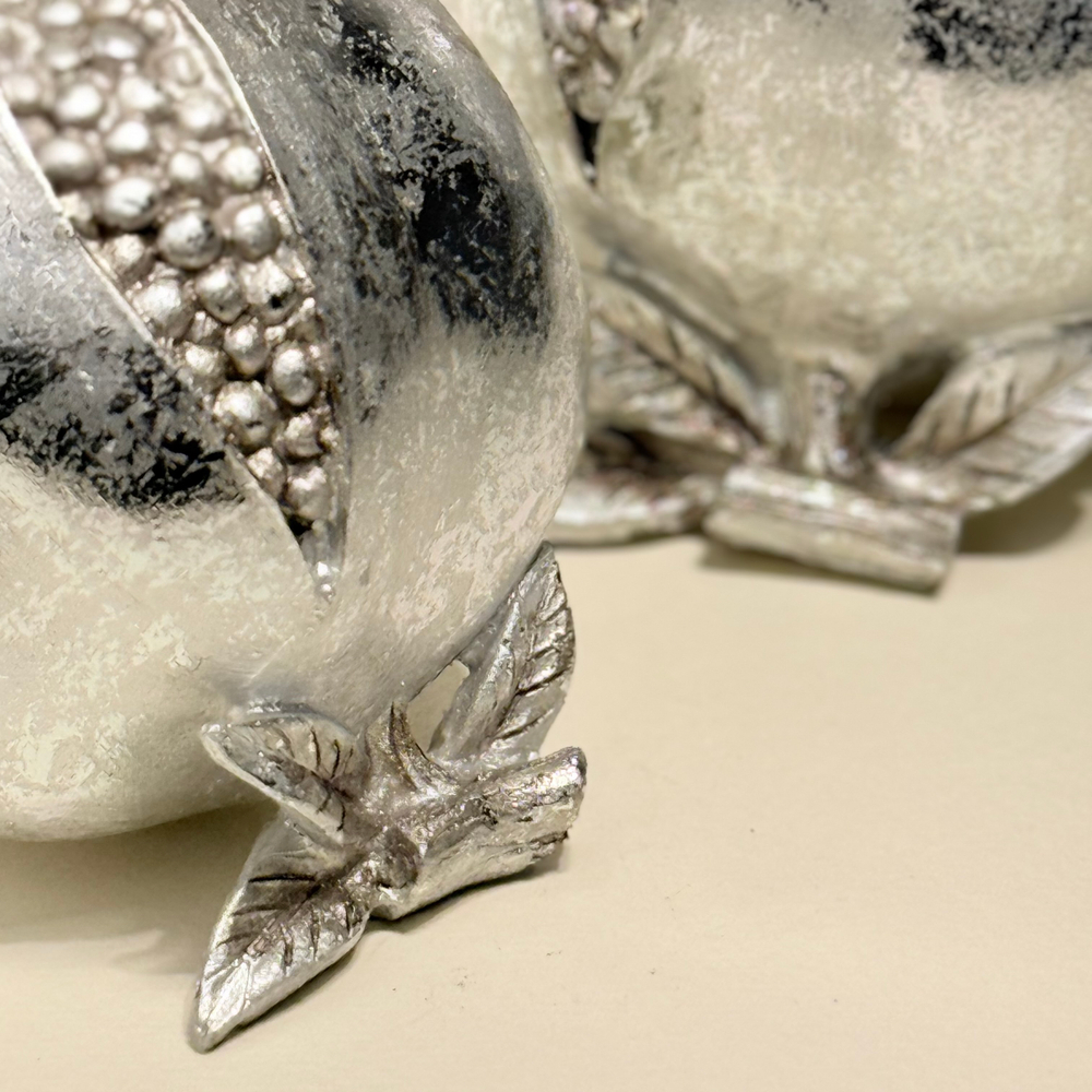 Сувенир Гранат (полирезин), Н7х13,5см, серебряный