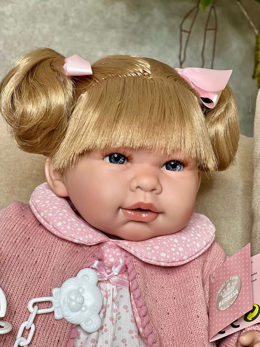 Кукла Berbesa мягконабивная 45см Daniela (4508K)